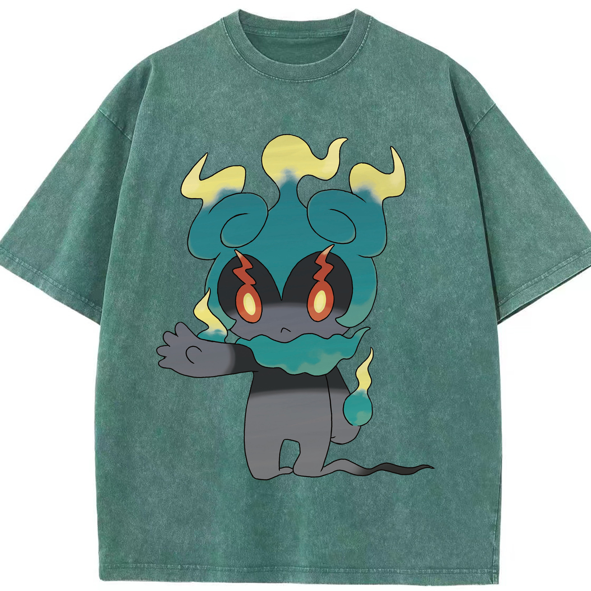 （画像用） ポケットモンスター Pokémon 綿100% ヴィンテージ風 半袖Tシャツ（フロントプリント）